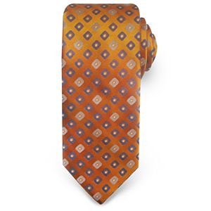 Big & Tall Haggar Extra-Long Geometric Neat Microfiber Tie