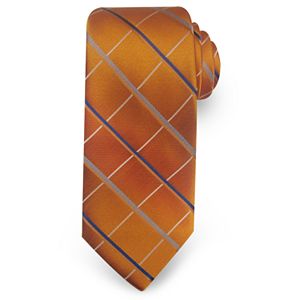 Big & Tall Haggar Extra-Long Grid Microfiber Tie