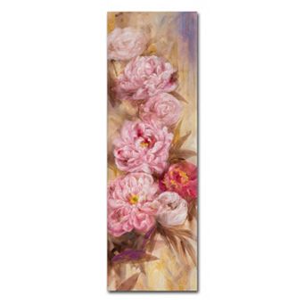 Trademark Fine Art Peonies I Canvas Wall Art