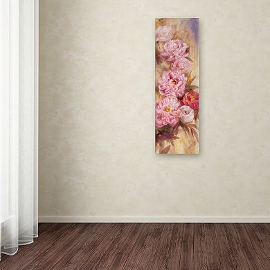Trademark Fine Art Peonies I Canvas Wall Art