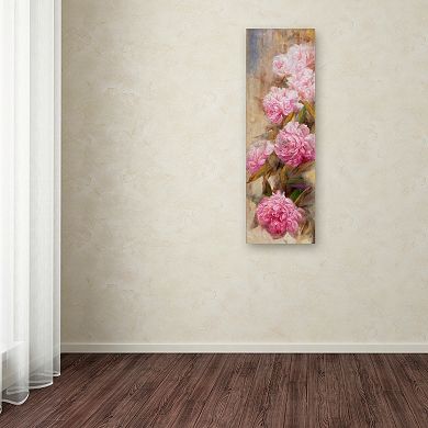 Trademark Fine Art Peonies II Canvas Wall Art