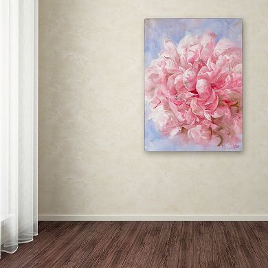 Trademark Fine Art Pink Peonie I Canvas Wall Art