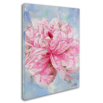 Trademark Fine Art Pink Peonie II Canvas Wall Art