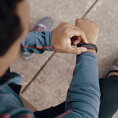 Fitness tracker under armour band best sale