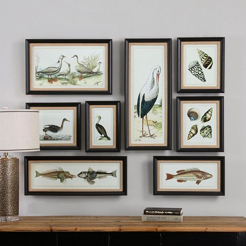 Seashore Framed Wall Art 8-piece Set