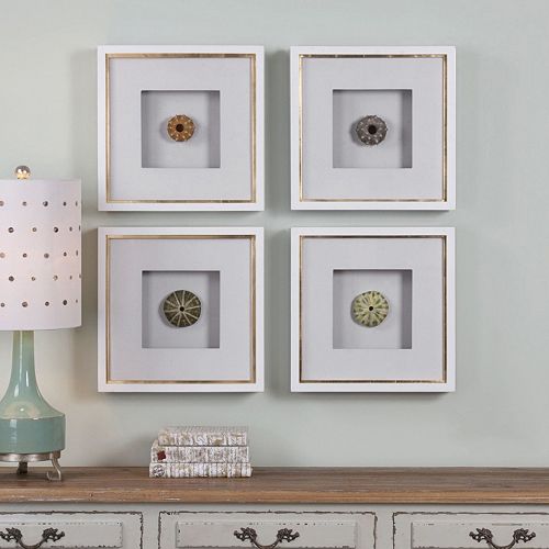 Sea Urchins Framed Wall Art 4-piece Set