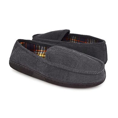 MUK LUKS Corduroy Men's Moccasin Slippers