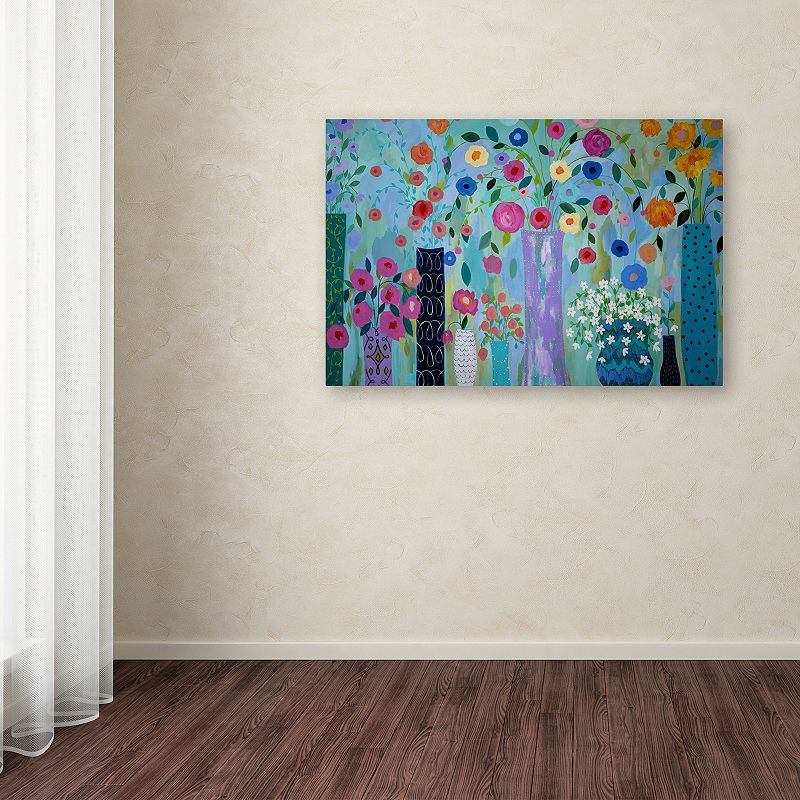 Trademark Fine Art Magical Canvas Wall Art, Blue, 12X19