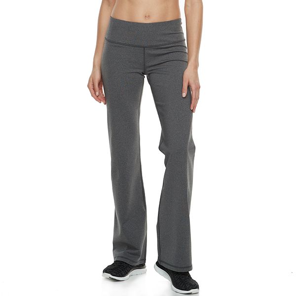 Women's TEK GEAR High Rise Bootcut Shapewear Gray Pants Size: PXS