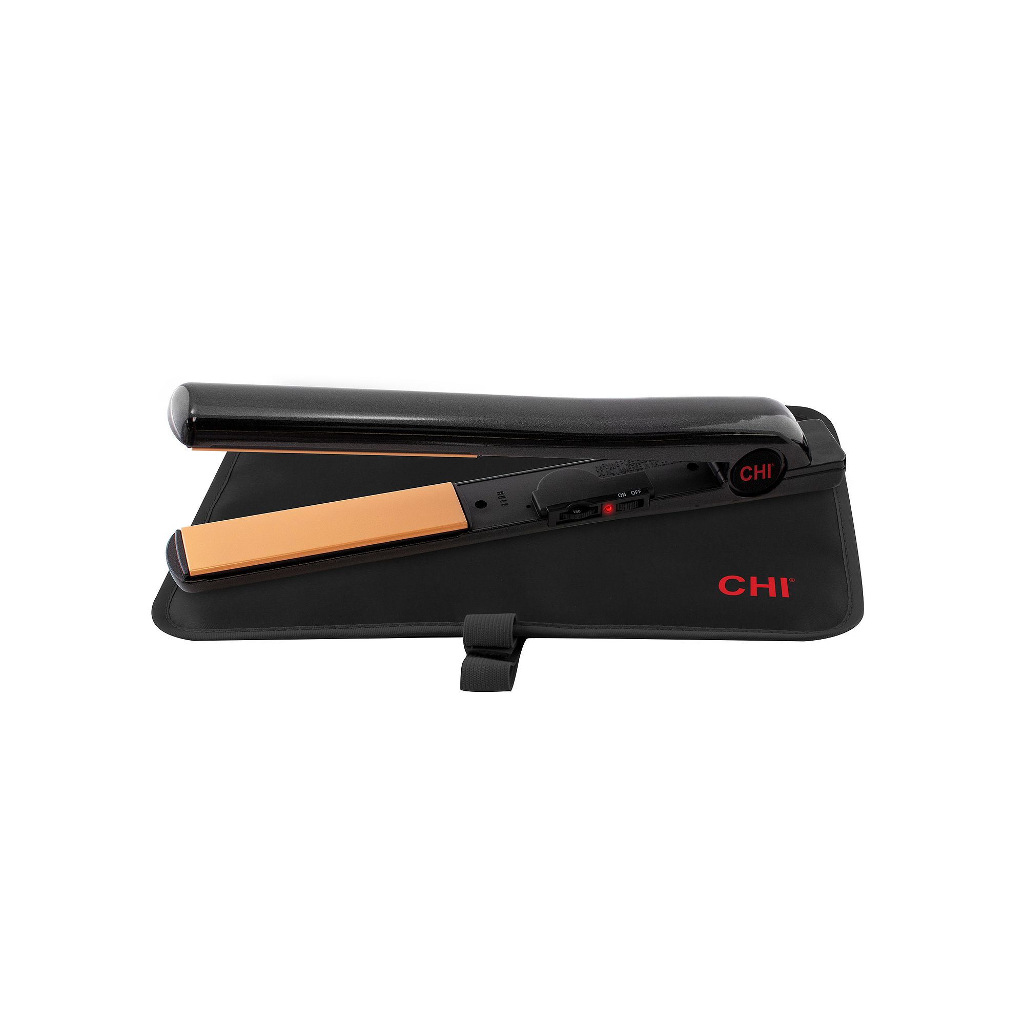 CHI 1-in. Tourmaline Extended Plate Ceramic Flat Iron, Size: 1, Black