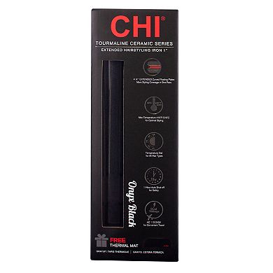 CHI Air 1-in. Tourmaline Extended Plate Ceramic Flat Iron