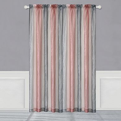 Achim 1-Panel Ombre Window Curtain