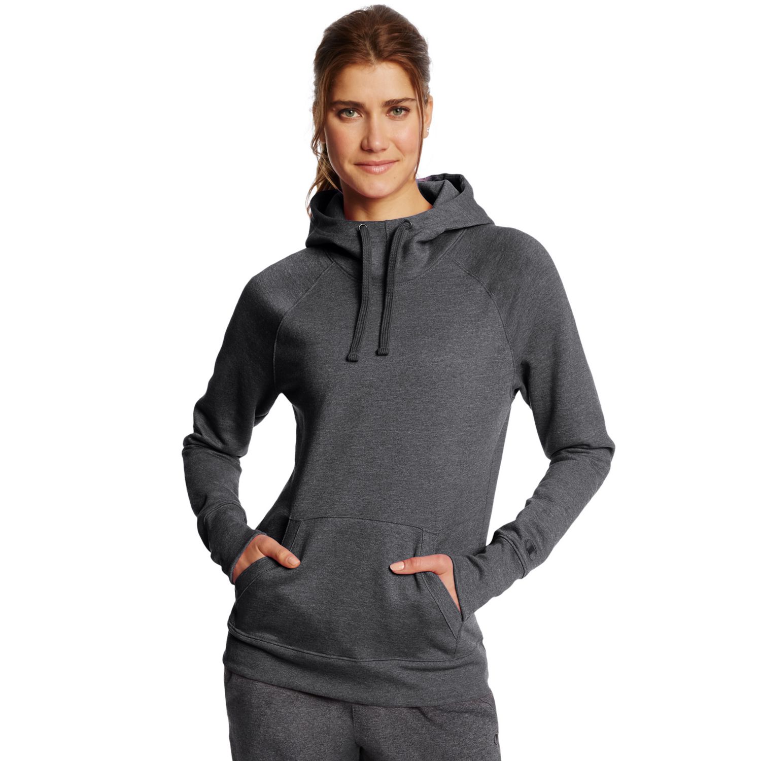 women's champion fleece hooded jacket