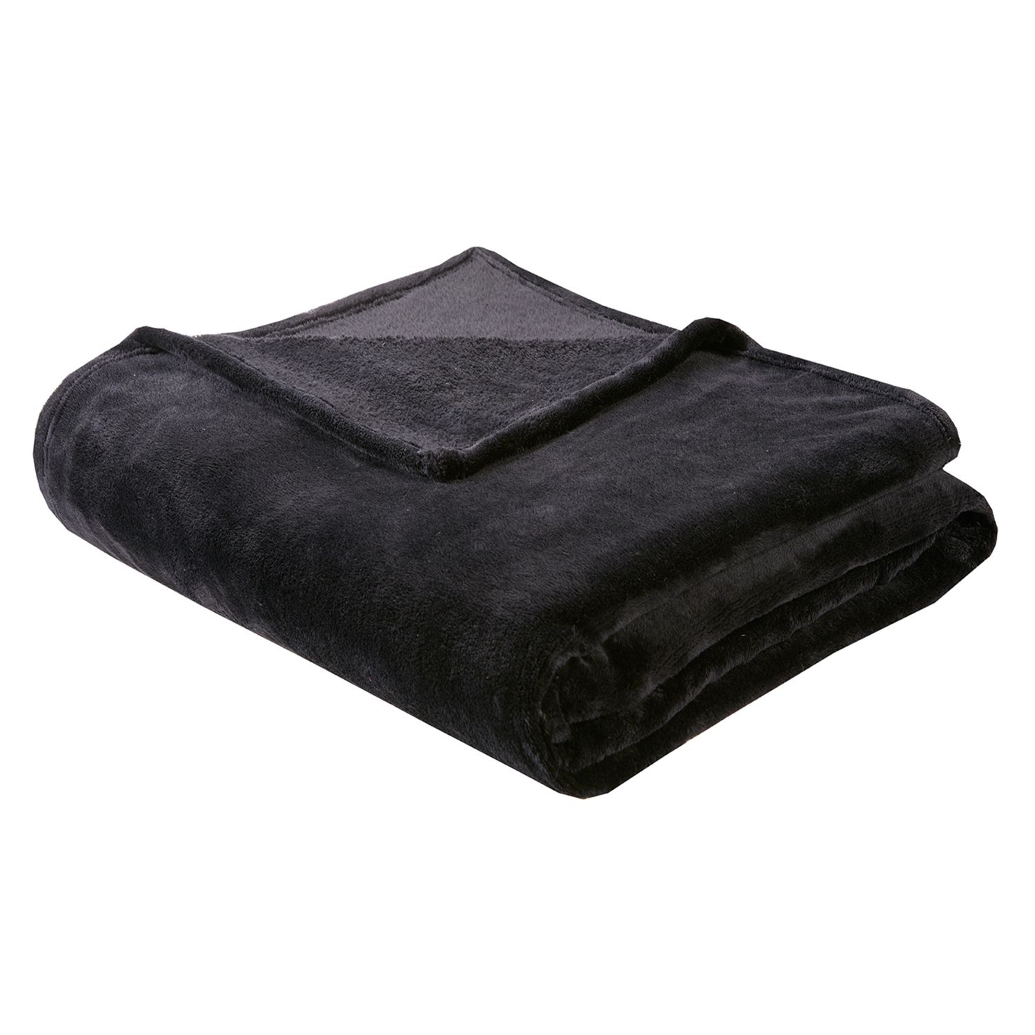 black fleece blanket