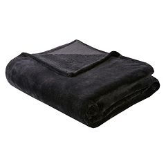 black microplush blanket