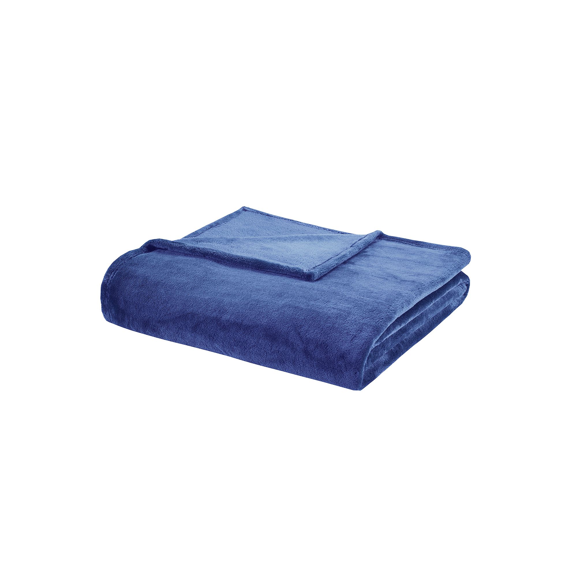 Intelligent Design Microlight Plush Oversized Blanket, Blue