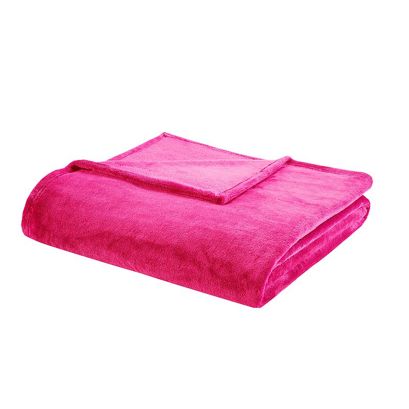 Intelligent Design Microlight Plush Oversized Blanket, Pink, King