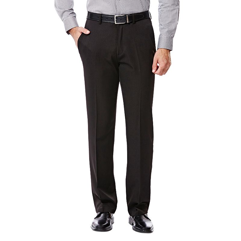 UPC 019781671637 product image for Haggar Straight-Fit Travel Performance Black Gabardine Suit Pants - Men, Size: 3 | upcitemdb.com