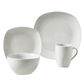 Gallery Logan 16 pc Soft Square Dinnerware Set