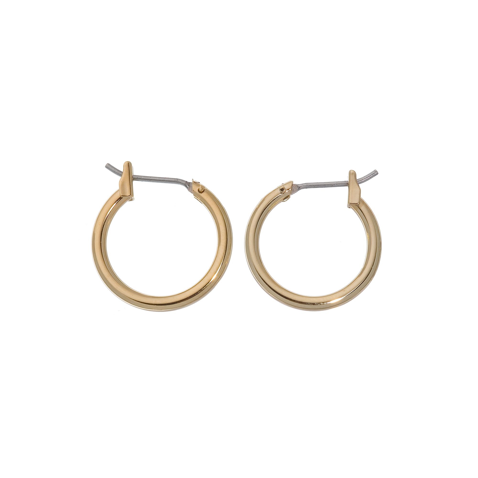 Napier® Gold-Tone Hoop Earrings - 5/8-in., Womens