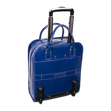 McKleinUSA Uptown Leather 15.6-Inch Wheeled Briefcase