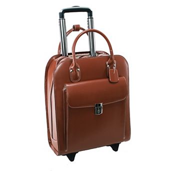McKleinUSA Uptown Leather 15.6-Inch Wheeled Briefcase