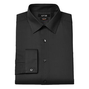 Men's Apt. 9庐 Slim-Fit Dobby Textured Easy-Care Dress Shirts