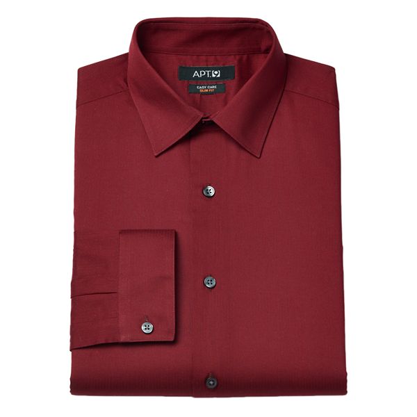 Neuf avec étiquettes 9 Modern Fit Casual/dress shirt Apt MSRP 44 $ homme 100% coton 