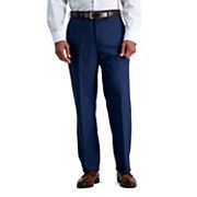 Haggar J.m. Haggar 4 Way Stretch Solid Gab Slim Fit Flat Front