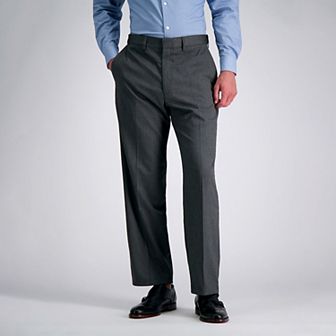 Men's Haggar® Premium Classic-Fit Flat-Front Stretch Suit Pants