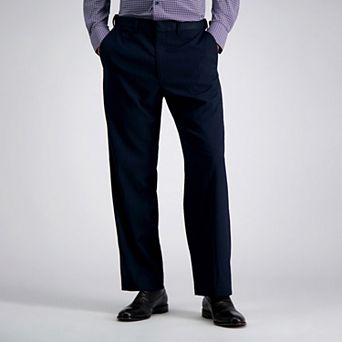 Men's Haggar® Premium Classic-Fit Flat-Front Stretch Suit Pants