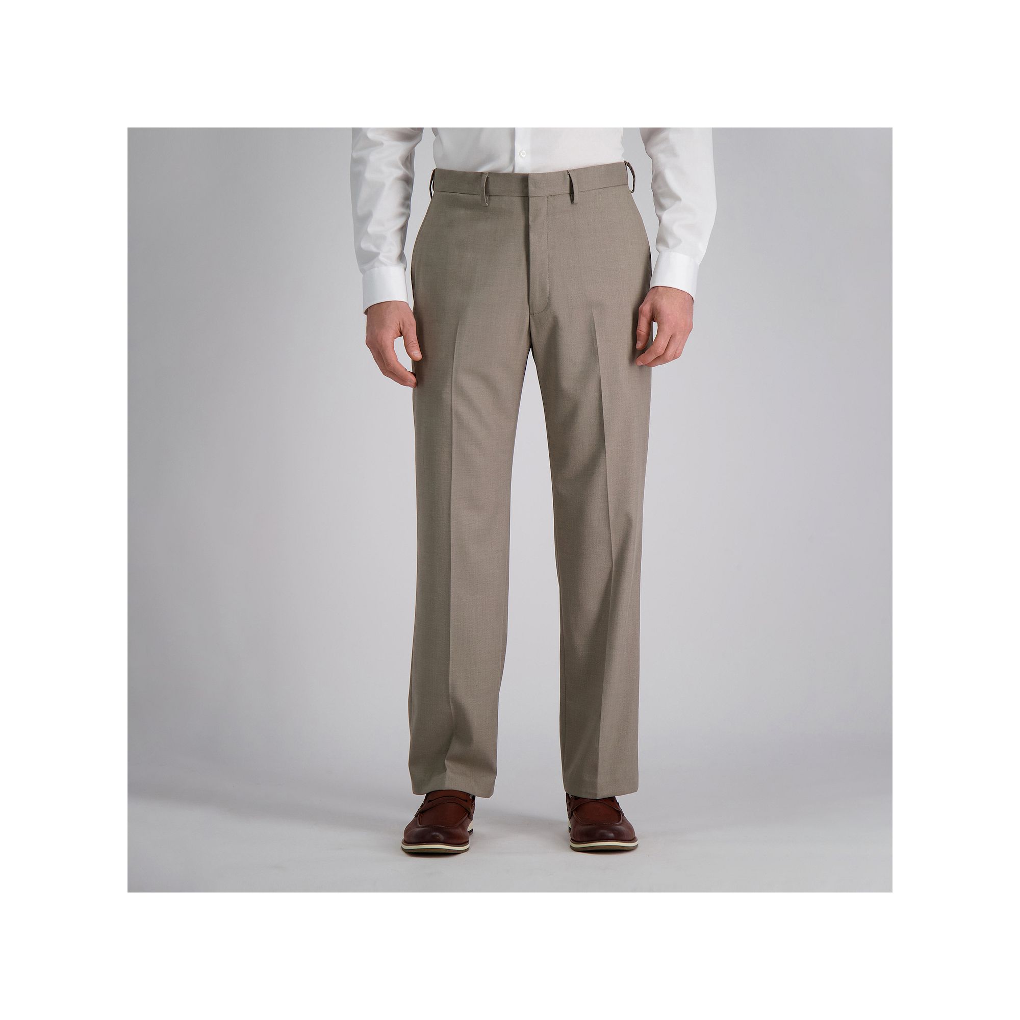 Mens J.M. Haggar® Premium Classic-Fit Flat-Front Stretch Suit Pants, Size