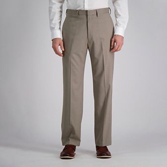 Men's Haggar® Premium Classic-Fit Flat-Front Stretch Suit Pants