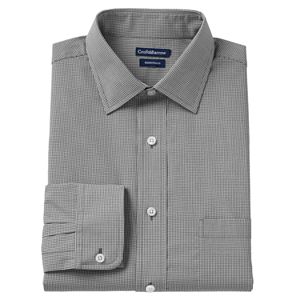 Men's Croft & Barrow庐 Slim-Fit Checked Easy Care Dress Shirt