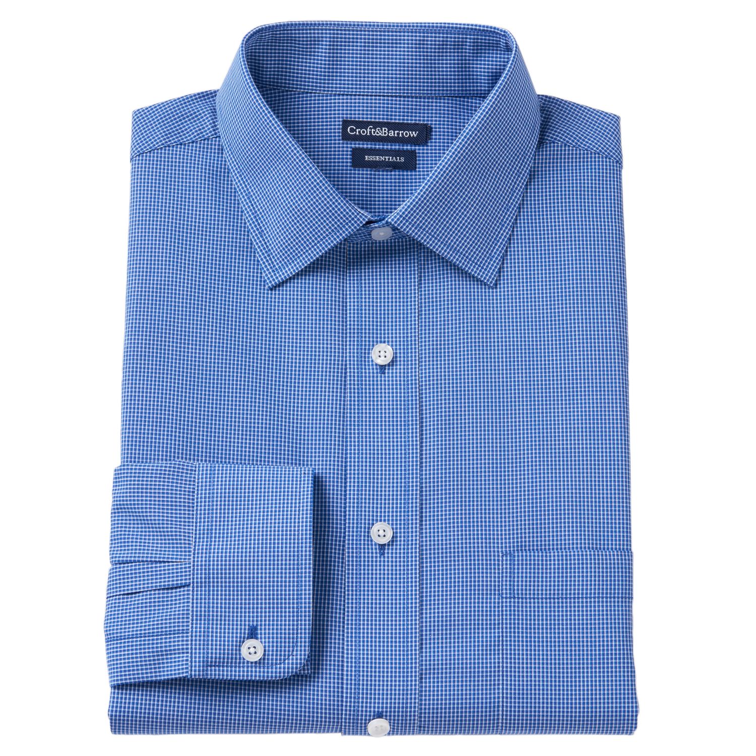 croft and barrow slim fit dress shirt