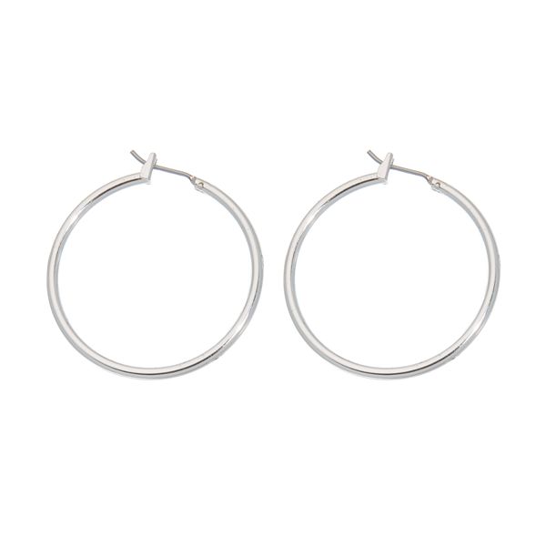 Napier® Silver Tone Hoop Earrings