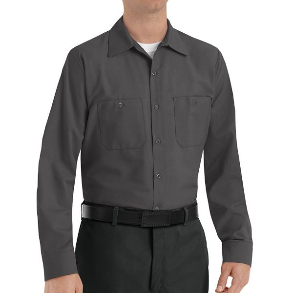 Produktbild von Men's Short Sleeve Industrial Work Shirt ID Herren Uniform-Hemd, Kurzärmlig Work Pants