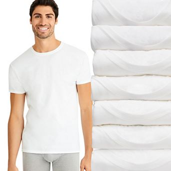 Men's Hanes® 6+1 Bonus Pack Ultimate White Crewneck Undershirt