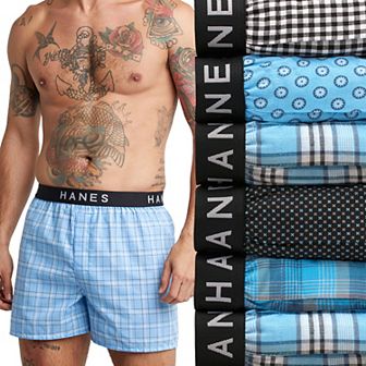 Men's Hanes® 5+1 Bonus Pack Ultimate Comfort Flex Boxer Underwear
