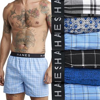 Men's Hanes® 5+1 Bonus Pack Ultimate Comfort Flex Boxer Underwear
