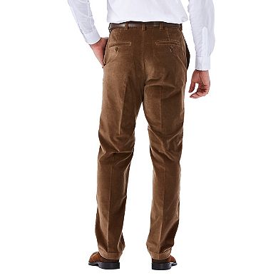 Men's Haggar Classic-Fit Stretch Expandable Waistband Corduroy Pants