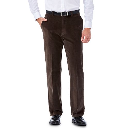 Men's Haggar® ClassicFit Stretch Expandable Waistband Corduroy Pants