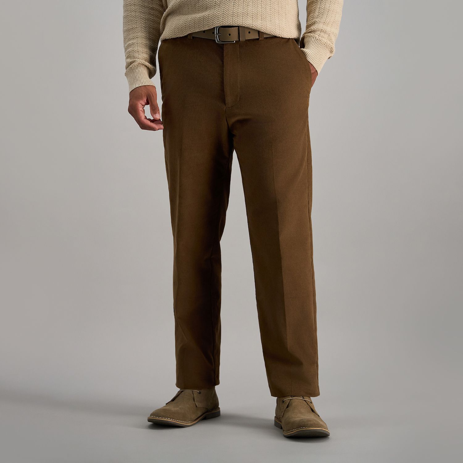 Men's Haggar Classic-Fit Stretch Expandable Waistband Corduroy Pants