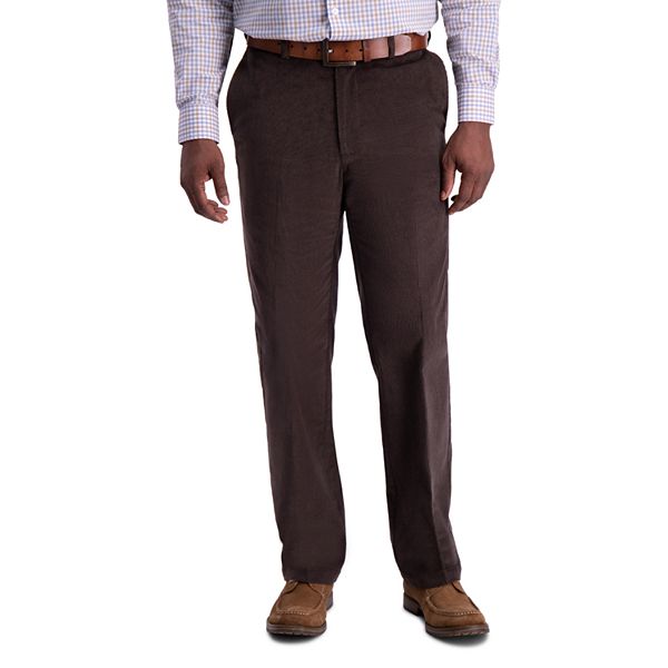 Men's Haggar® Classic-Fit Stretch Expandable Waistband Corduroy Pants