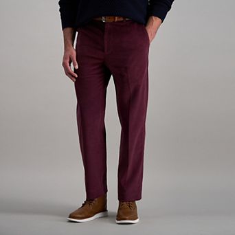 Men's Haggar® Classic-Fit Stretch Expandable Waistband Corduroy Pants
