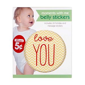 C.R. Gibson Moments With Me Holiday & Message Belly Stickers