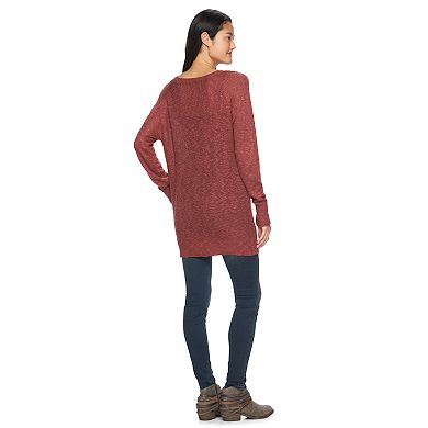 Juniors' Mudd® Button-Down Boyfriend Cardigan