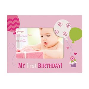 C.R. Gibson My First Birthday Picture Frame