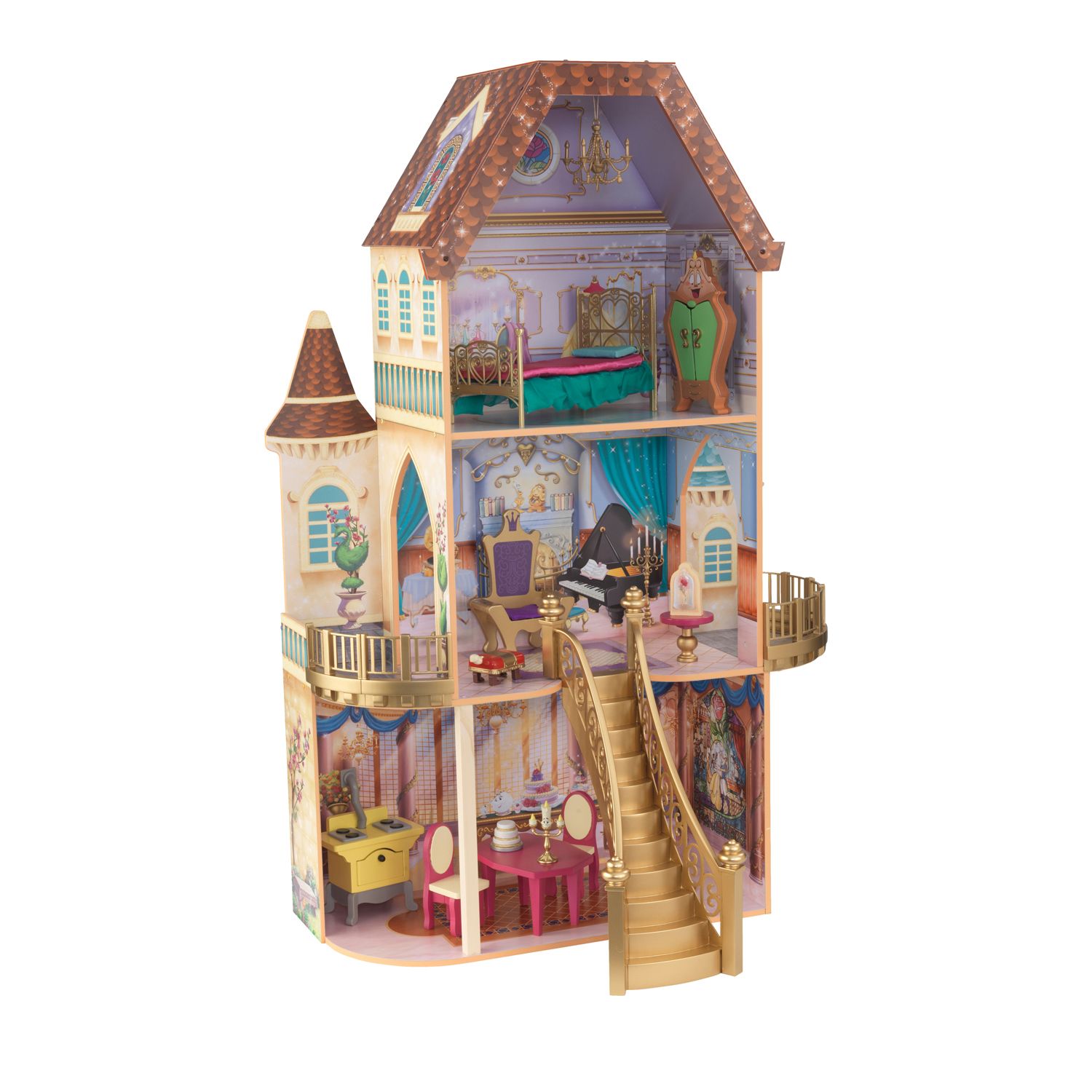 beauty and the beast doll house