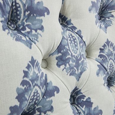 Madison Park Lina Button Tufted Upholstered Armless Accent Chair